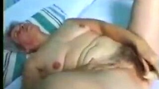 Horny granny and scrupulous toy make for a wild ride in this steamy sex scene.